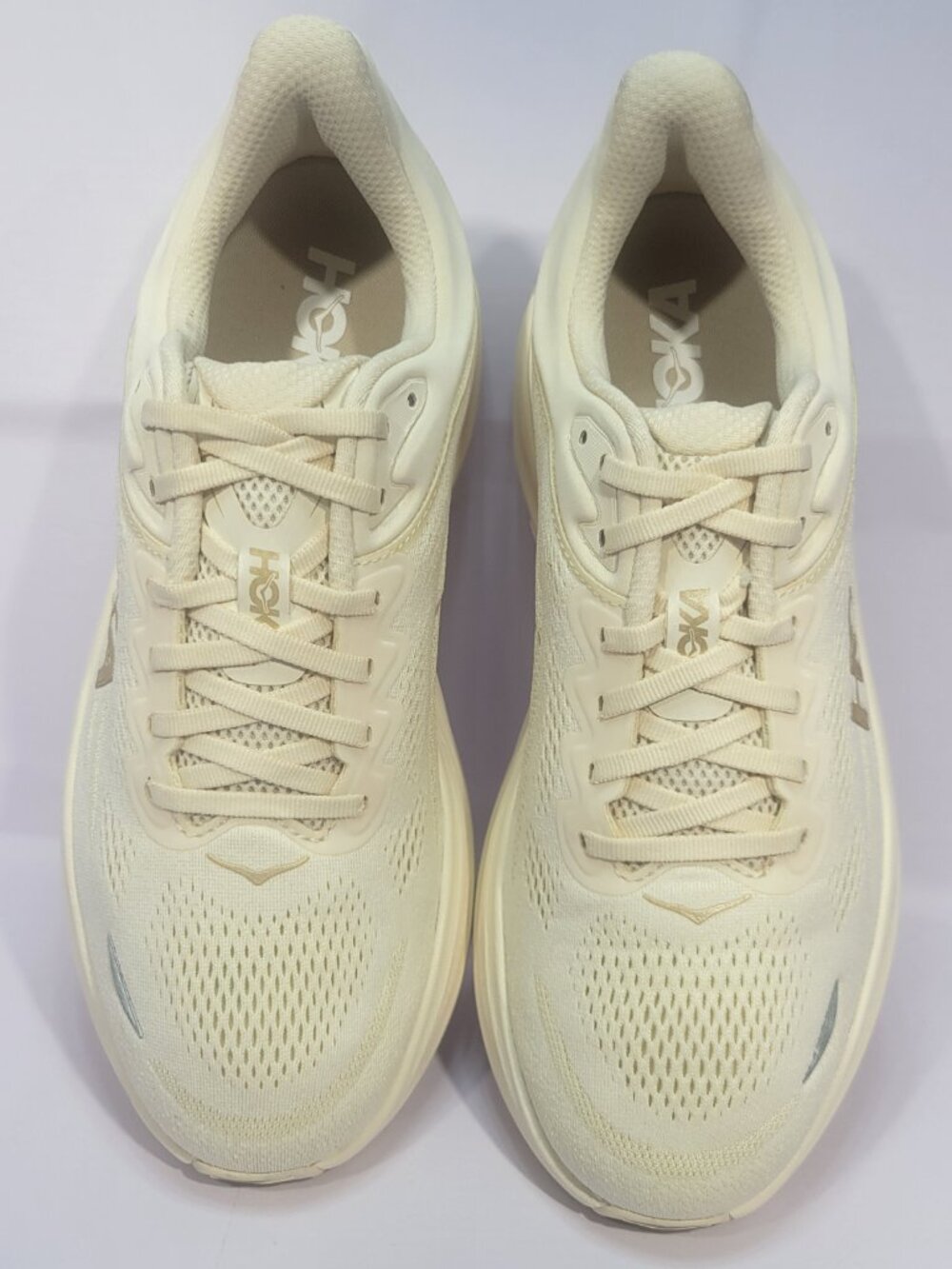 HOKA One One Bondi 9 Wide Women's US Size 11D Vanilla/Birch 1162014 VCH - Picture 8 of 12